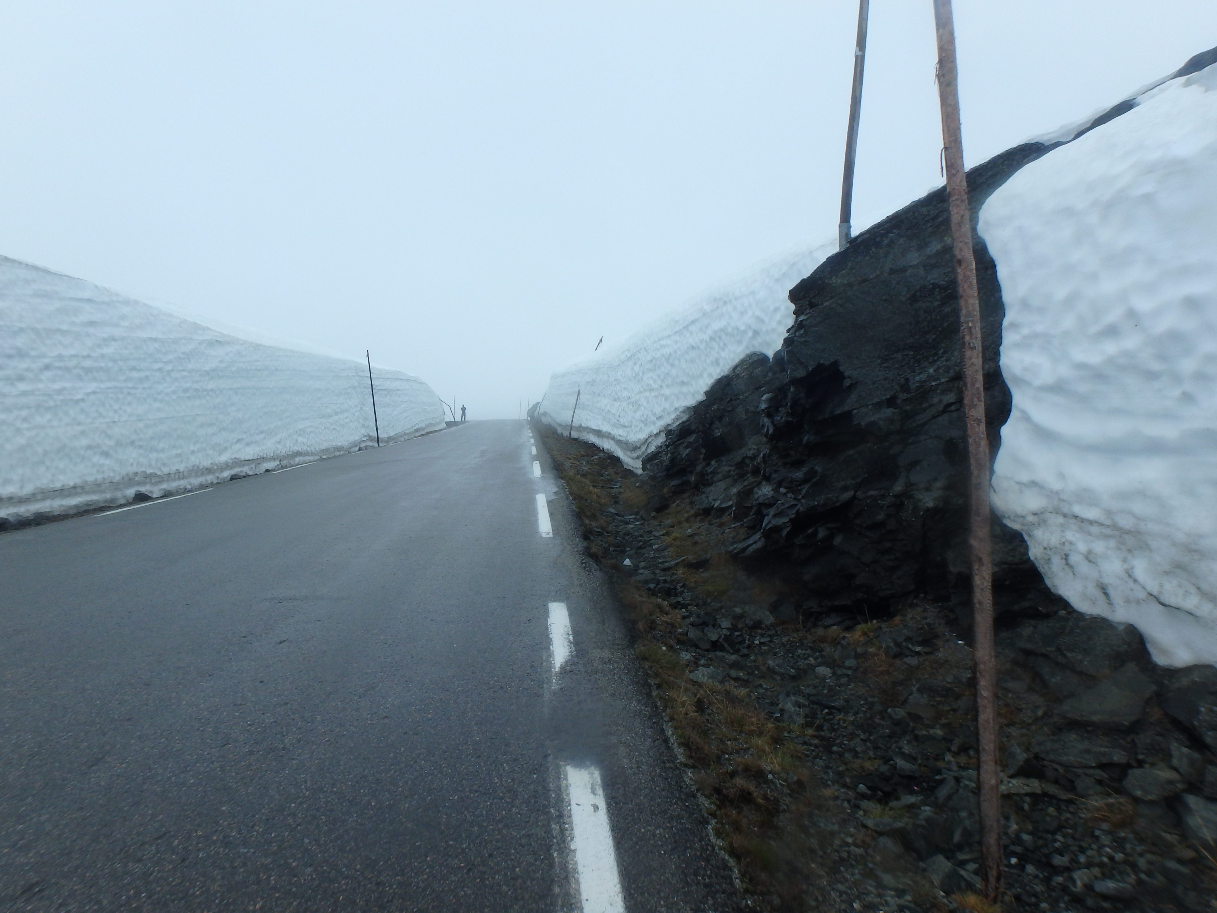 Walls of snow